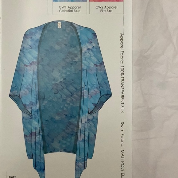 Lisa Blue WINGED ONES Cape - Celestial Blue - Picture 11 of 14